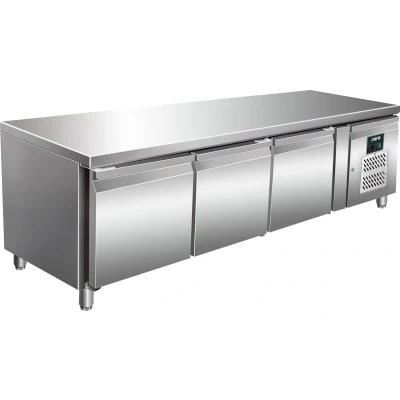 Afbeelding van Lage koelwerkbank 3 deuren (H)65x(B)179,5x(D)70