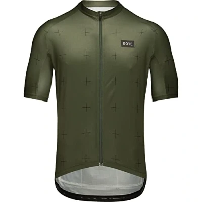 Afbeelding van GORE WEAR Fietstrui met korte mouwen voor heren Daily, S, donkergroen/zwart