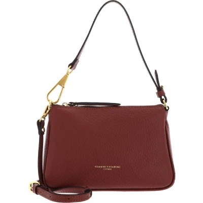 Afbeelding van GIANNI CHIARINI Leren Schoudertas Brooke Shoulderbag Mahogany Bruine