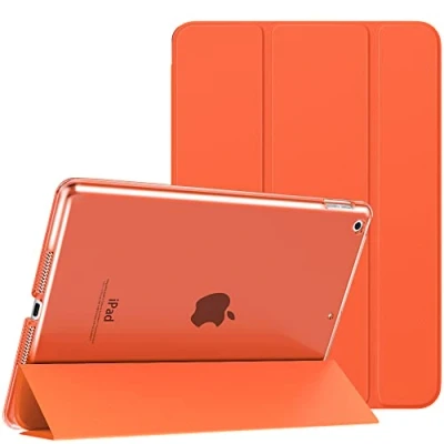 Afbeelding van MoKo Case for iPad 10.2 9th Generation 2021/ 8th 2020/ 7th 2019, Slim Stand Hard Back Shell Smart Cover inch, Auto Wake/Sleep, Orange