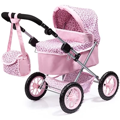 Afbeelding van BAYER DESIGN Poppenwagen Trendy , luipaard, roze
