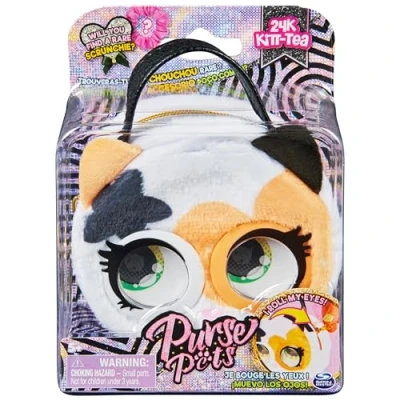 Afbeelding van Purse Pets Micro kitten mini metgezel in handtas klein dier om aan zijn of de riem te hangen beweegt ogen 6064526 speelgoed voor kinderen vanaf 5 jaar