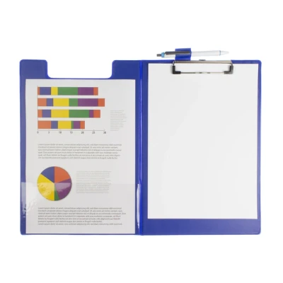 Afbeelding van Seco klembord A4+ met klep blauw SE 570 PVC BU