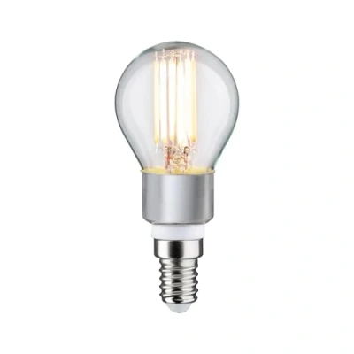 Afbeelding van Paulmann 28778 LED lamp filament druppel 5W Dim to warm dimbaar verlichtingsmiddel helder goudlicht tot warmwit 1800 3000K E14