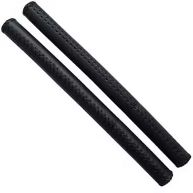 Afbeelding van Velo Handvatset stuurgreep leder 40 cm zwart