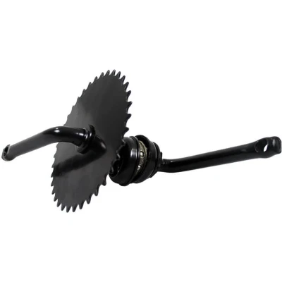 Afbeelding van Alpina Crankset one piece 20 black