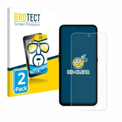 Afbeelding van BROTECT (2 Stuks) Schermbeschermer voor Nothing CMF Phone 1 Screen Protector Transparant