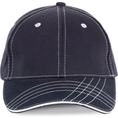 Afbeelding van K up Modieuze Cap Met 6 Segmenten KP109 Navy / White