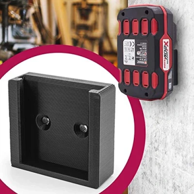 Afbeelding van Accu wandhouder 20V batterijhouder werkplaats voor Lidl Parkside X20V Team