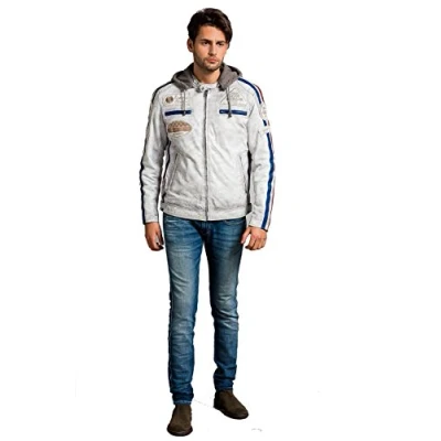 Afbeelding van Urban Leather UR 316 Herenjas, vintage grijs, XL