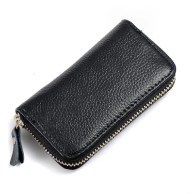 Afbeelding van iSuperb Sleuteletui Key Bag Leer Autosleutel Tas Portemonnee Wallet