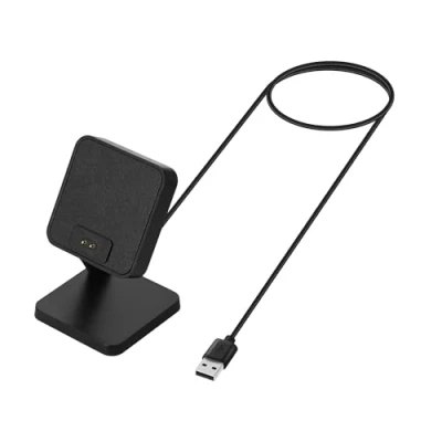 Afbeelding van kwmobile USB oplaadstandaard geschikt voor Xiaomi Redmi Watch 4 Oplader smartwatch In zwart