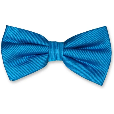 Afbeelding van E.L. Cravatte Strik Hardblauw 100% Zijde Vlinderdas