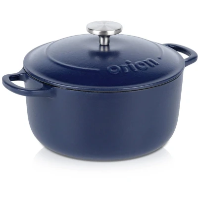 Afbeelding van Kookpan met Deksel Gietijzeren Geëmailleerde LITINA 22 cm, 3,3 l Kookpot Soeppan