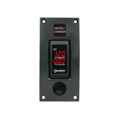 Afbeelding van Talamex Curved Volt/Ampère meter paneel