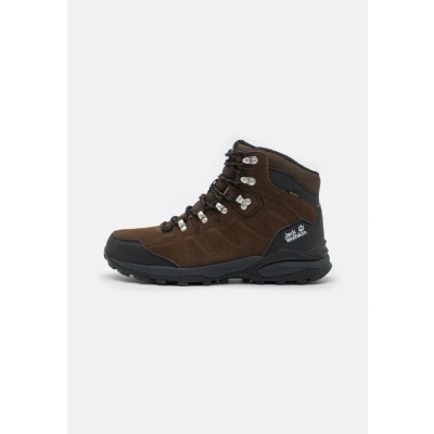 Afbeelding van Wandelschoen Jack Wolfskin Men Refugio Texapore Mid Brown Phantom Schoenmaat 42,5
