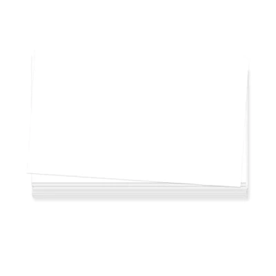 Afbeelding van S &amp; O 300gsm 3 x 5 inch briefkaart papier karton (beide zijden blank) voor kunst of blanco ansichtkaarten mailing. witte lege postkaarten, index flash note afdrukbare set. bulk postkaart 100 stuks