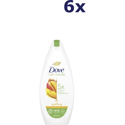 Afbeelding van 6x Dove Douchegel Care by Nature Uplifting 225 ml