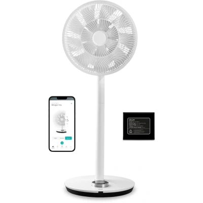 Afbeelding van Duux Whisper Flex Smart verstelbare vloerventilator met batterij, 88 cm Wit