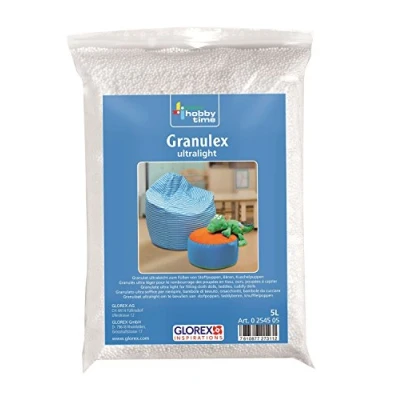 Afbeelding van Glorex 0 2545 05 granulaat ultralicht, polystyreen, transparant, 5 liter