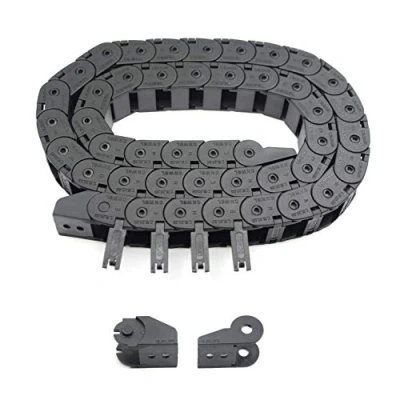 Afbeelding van Befenybay R28 Interne maat 15X20mm 1Meter Lengte Zwart Plastic Flexibele Drag Chain Kabel Draad Carrier Buiten Open Type voor 3D printer en CNC machines (15 mmX20 mm Open)