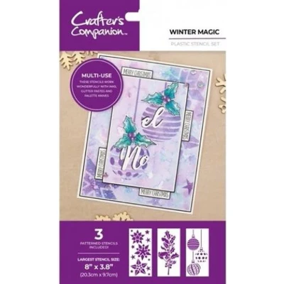 Afbeelding van CC Colour Concept Juniper Frost Stencils Winter Magic