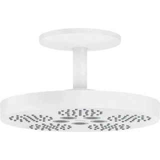 Afbeelding van Axor one hoofddouche 280 2jet met plafondaansluiting mat wit 48494700
