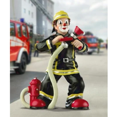 Afbeelding van GILDE Clown Florian Kunsthars Decoratief beeldje en verzamelobject meerkleurig, 15 cm hoog, 11 breed, 7 diep