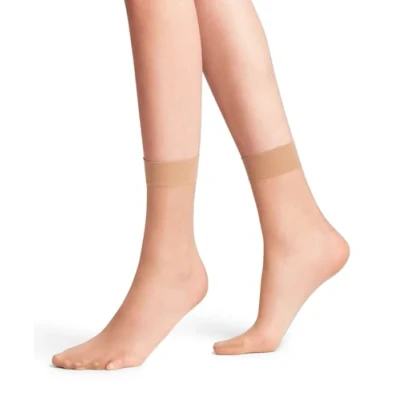 Afbeelding van FALKE Seidenglatt licht glanzend ultra transparant 15 Denier pantysokken dames beige Maat 39 42