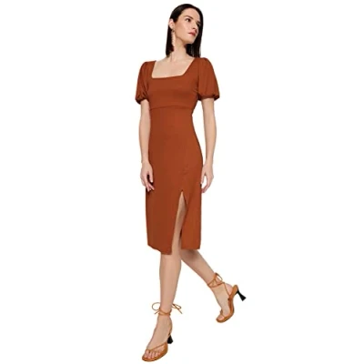 Afbeelding van Trendyol TWOSS23EL01533 Volwassenen Vrouwen Kaneel M