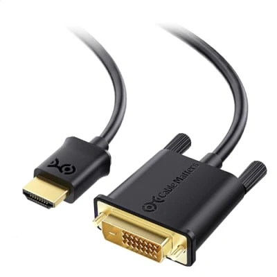 Afbeelding van Cable Matters CL3 rated bidirectionele HDMI naar DVI kabel (DVI HDMI) 1,8 m