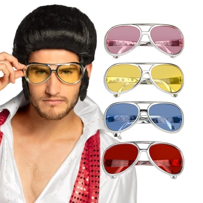 Afbeelding van Boland Partybril Rock &#039;n Roll Reno assorti Volwassenen 50&#039;s &amp;