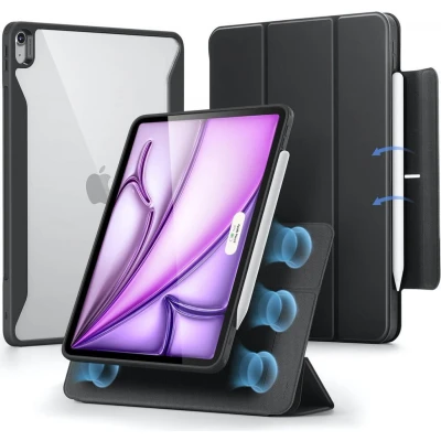 Afbeelding van ESR Rebound Hybrid 360 Hoes Geschikt voor Apple iPad Air 13 (2024) Book Case Zwart