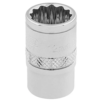 Afbeelding van Draper 32772 3/8 inch vierkante aandrijving 12 punts Hi Torq metrische socket, mm grootte