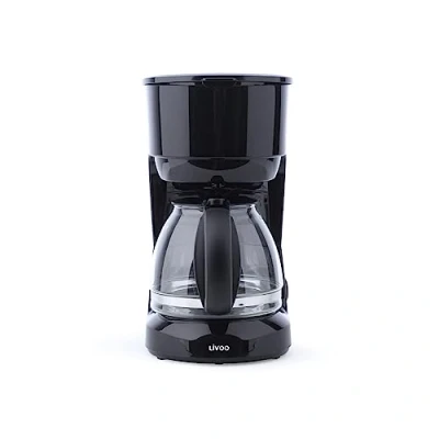 Afbeelding van Livoo Elektrisch koffiezetapparaat 750 ml, 600 W, warmhoudbaar, glazen karaf