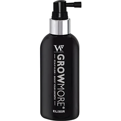 Afbeelding van Watermans Grow More Elixir Haargroeiserum, versterkt de haarwortels, bevordert haargroei, voor vrouwen en mannen