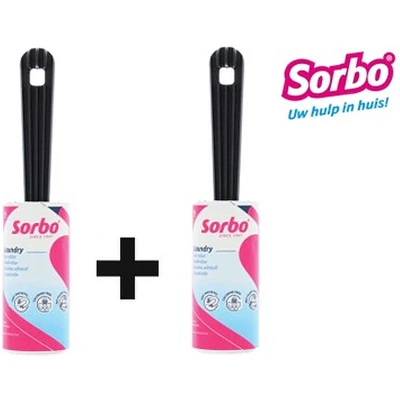 Afbeelding van 2x Sorbo Kledingroller Kleefroller Haarverwijderaar Pluisroller