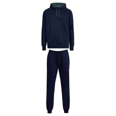 Afbeelding van Trigema Heren 6799058 vrijetijdspak, navy, L, L