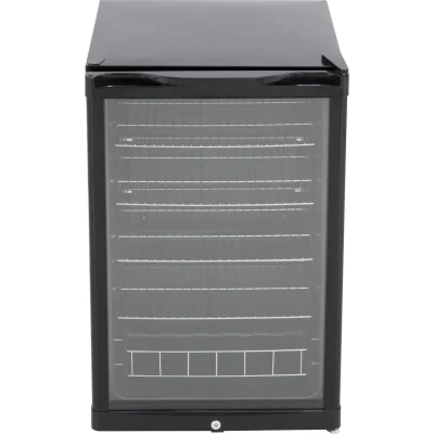 Afbeelding van Husky KK111 BK NL HU Koelkast Tafelmodel Met Glazen Deur 130 Liter 40dB Zwart
