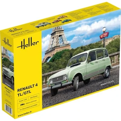 Afbeelding van 1:24 Heller 80759 Renault 4L Car Plastic Modelbouwpakket