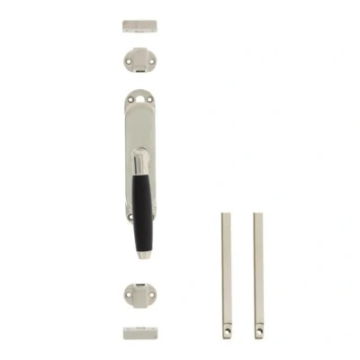 Afbeelding van Kruk espagnolet rechts Ton 400 met stangenset 2x 1250 mm nikkel/ebbenhout