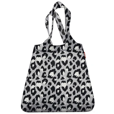 Afbeelding van Reisenthel Mini Maxi Shopper Opvouwbaar 15L Leo Nero Zwart