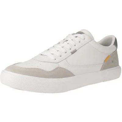 Afbeelding van camel active Sneakers gemaakt van leer Maat menswear 41 Wit Grijs