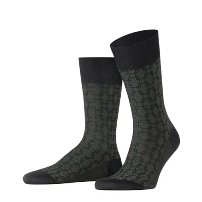 Afbeelding van FALKE Artwork Tie Sokken Heren 12576 3000 black 41 42