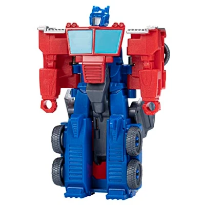 Afbeelding van Transformers speelgoed EarthSpark 1 Step Flip Changer, Optimus Prime actiefiguur, 10 cm, robotspeelgoed vanaf 6 jaar