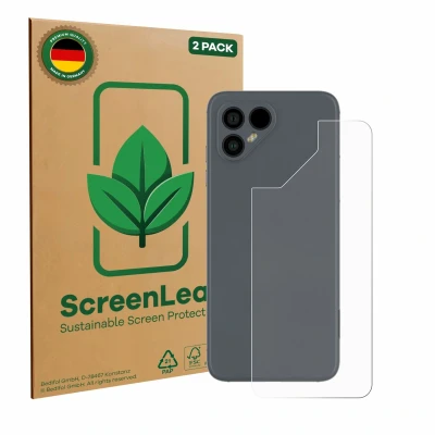 Afbeelding van ScreenLeaf Screenprotector voor Fairphone 4 (Achterkant) Duurzame schermbescherming Folie Beschermfolie transparant (2 Stuks)