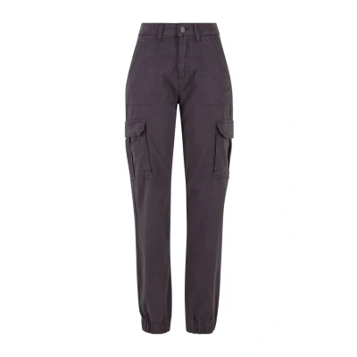 Afbeelding van Urban Classics Cotton Twill Utility Cargobroek Taille, 26 inch Grijs