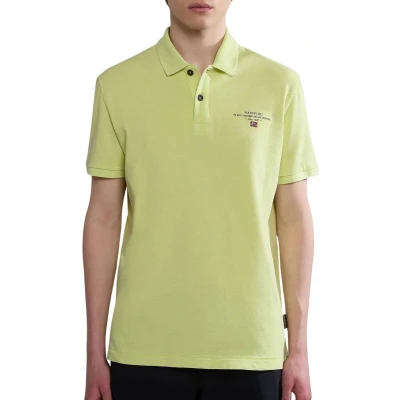 Afbeelding van Napapijri Elbas Poloshirt, Heren, Maat: Medium, Yellow sunny