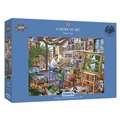 Afbeelding van Gibsons Een kunstwerk 2000 stuk puzzel
