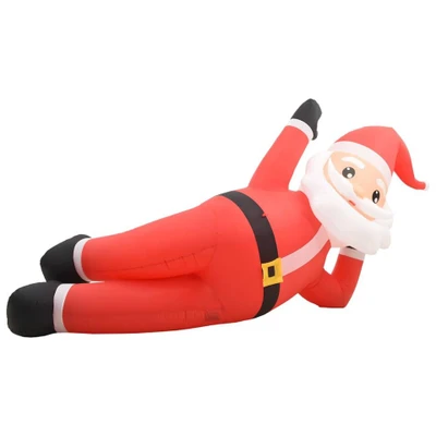 Afbeelding van Kerstman opblaasbaar LED XXL IP44 360 cm rood